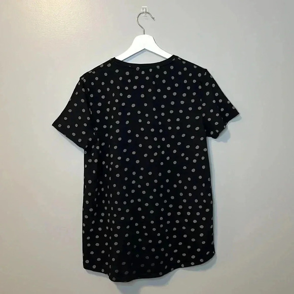 Zara Cotton  T-Shirt Dot Pattern - Picture 6 of 7